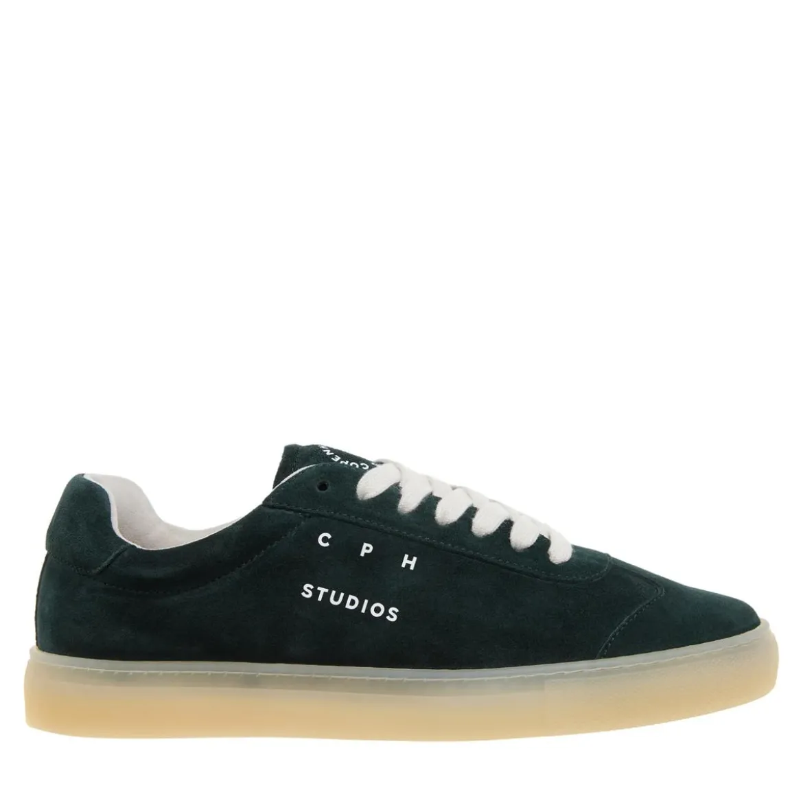 Copenhagen CPH433 Suede Forest Green Low-Top-Sneaker