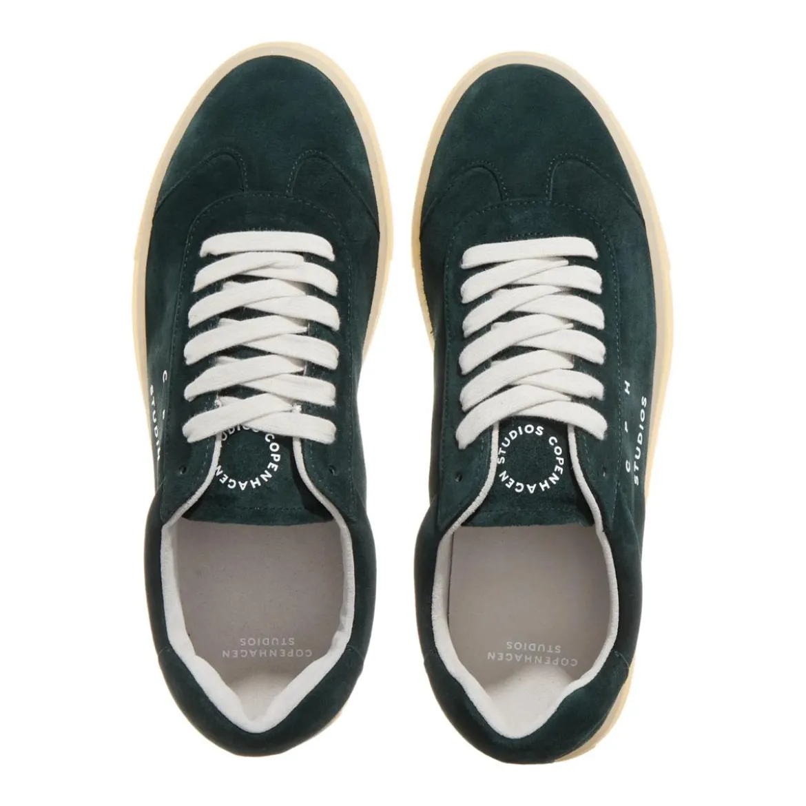 Copenhagen CPH433 Suede Forest Green Low-Top-Sneaker
