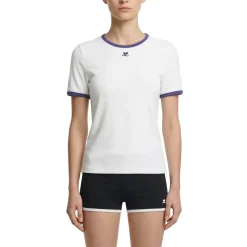 Courrèges Fitted White T-Shirt White T-Shirt