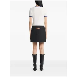 Courrèges Fitted White T-Shirt White T-Shirt