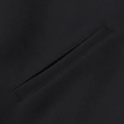 Courrèges Mantel aus Wolle & Seide schwarz Wintermantel