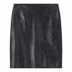 Courrèges Minirock Vinyl schwarz Minirock