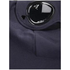 CP Company Hooded Open Sweatshirt Blue Sweatjacke