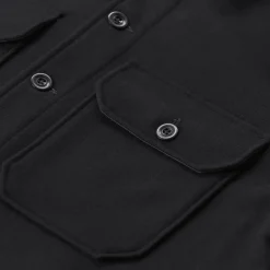 CP Company Overshirt aus Baumwoll-Mix schwarz Übergangsjacke