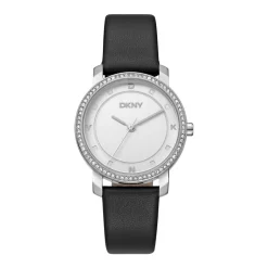 DKNY Quarzuhr Astoria Glitz schwarz Quarzuhr