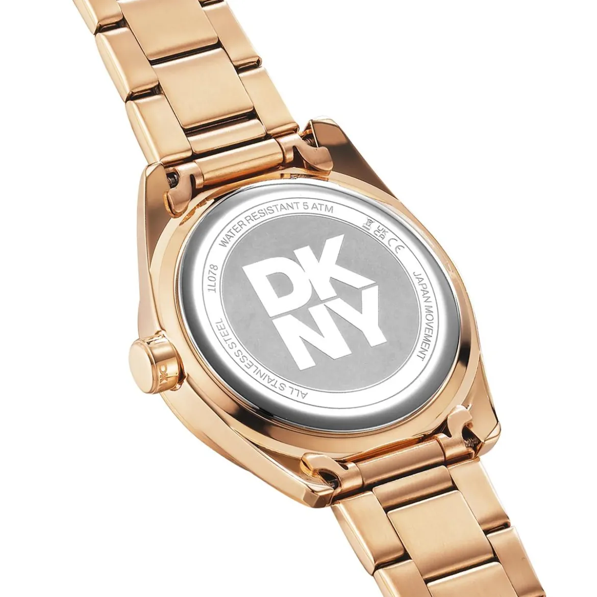 DKNY Quarzuhr Chambers Multi Glitz rose Quarzuhr