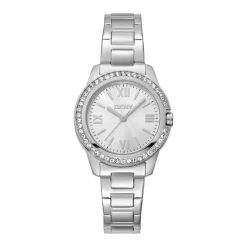 DKNY Quarzuhr Evening silber Quarzuhr
