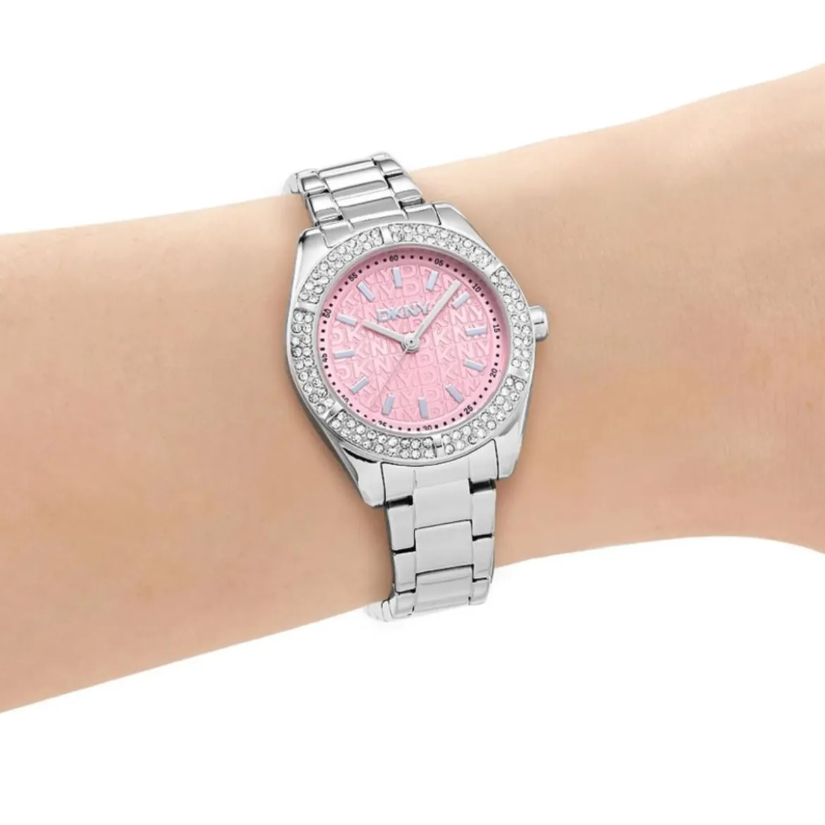DKNY Quarzuhr Evening Watch silber Quarzuhr