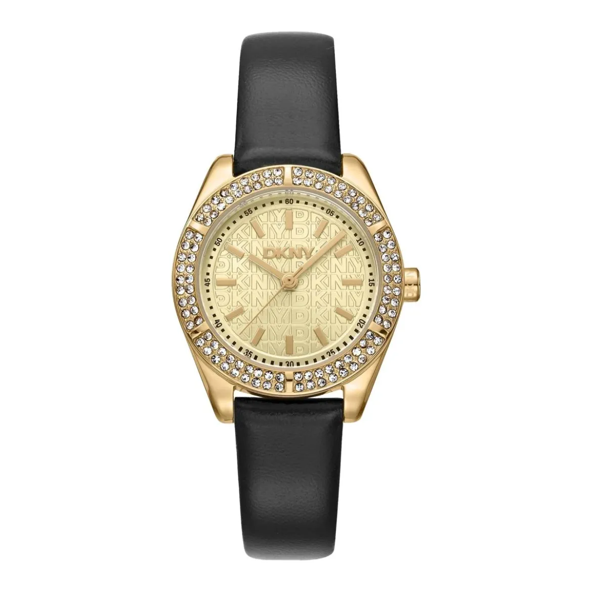 DKNY Quarzuhr Evening Watch schwarz Quarzuhr