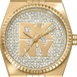 DKNY Quarzuhr Logo Watch gold Quarzuhr