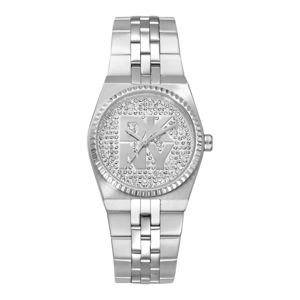 DKNY Quarzuhr Logo Watch silber Quarzuhr