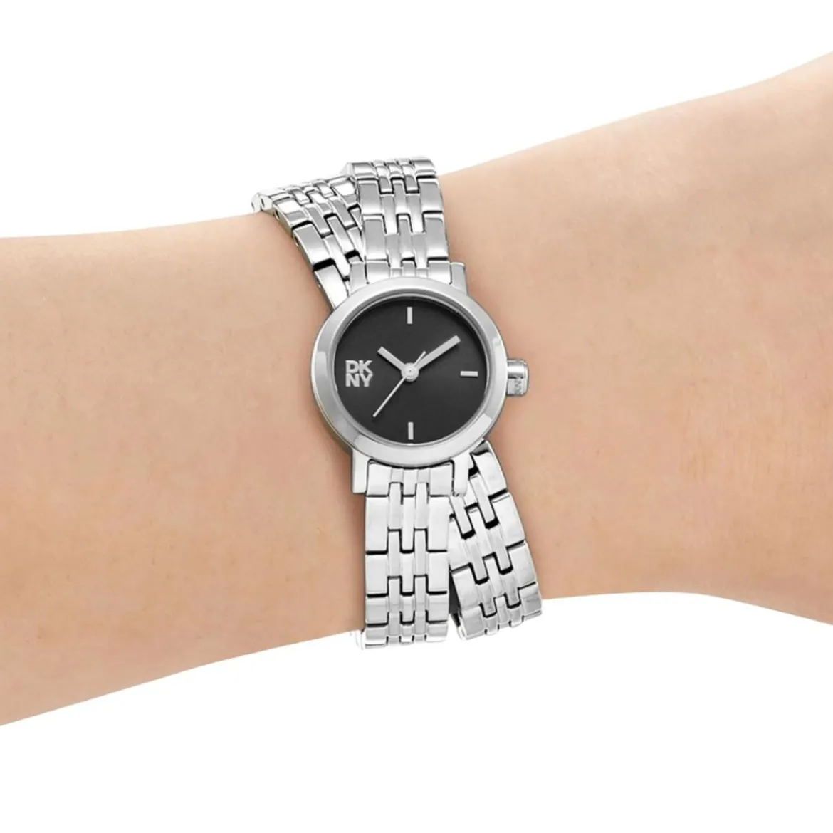 DKNY Quarzuhr Mini Watch silber Quarzuhr