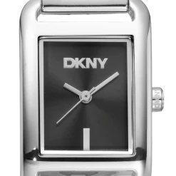 DKNY Quarzuhr Open Link Square Watch silber Quarzuhr