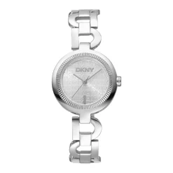 DKNY Quarzuhr Open Link Watch silber Quarzuhr