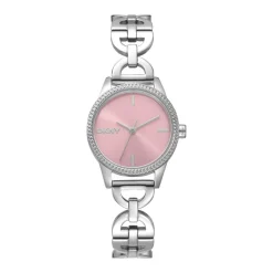 DKNY Quarzuhr Open Link Watch silber Quarzuhr