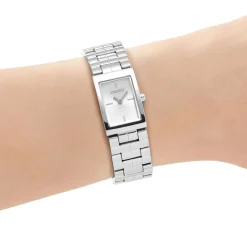 DKNY Quarzuhr Signature Square Watch silber Quarzuhr