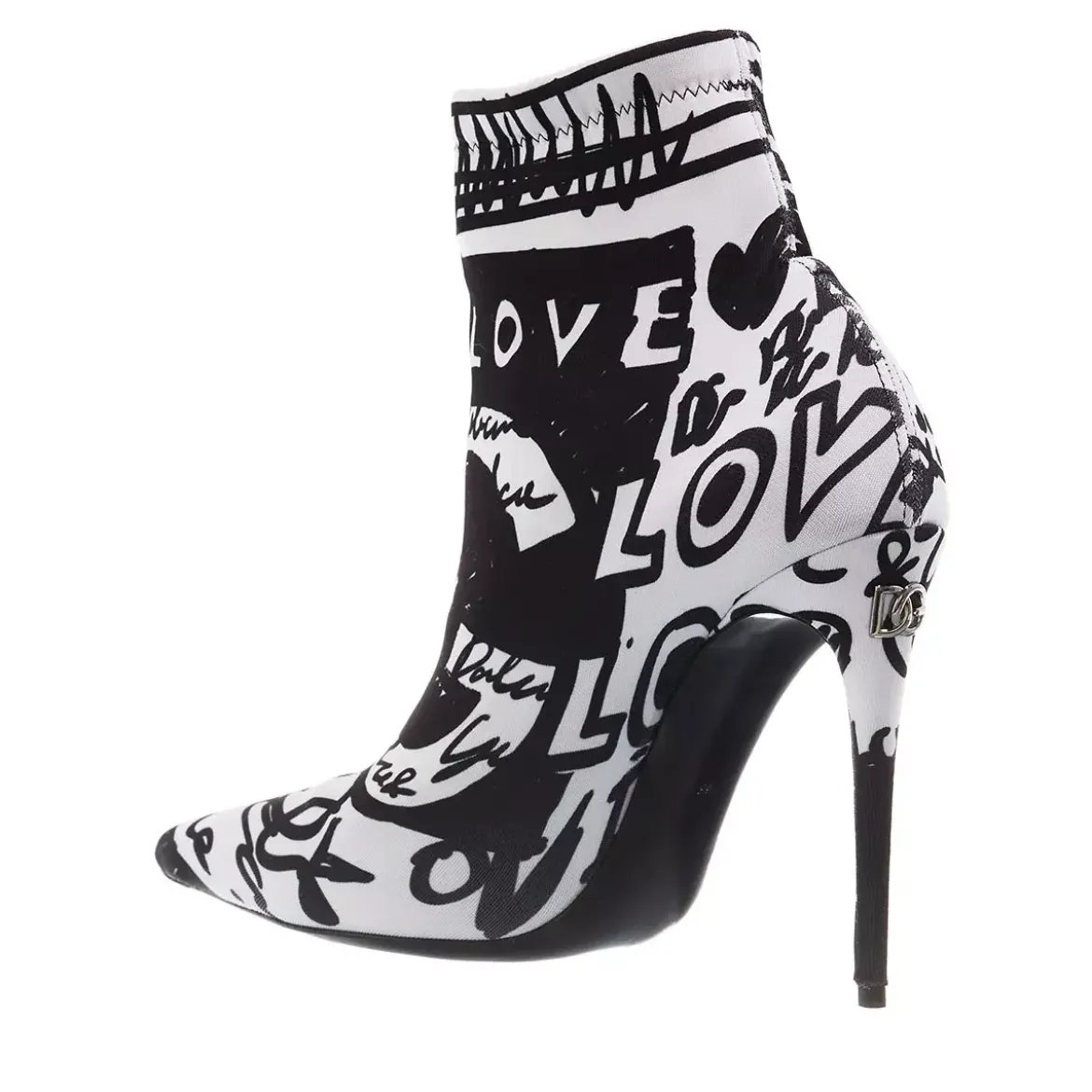 Dolce&Gabbana Ankle Boots Jersey Multicolor Stiefeletten