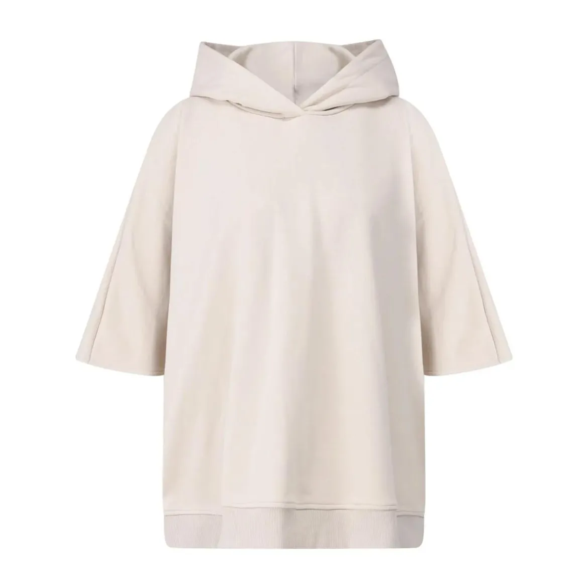 Dondup Hoodie mit Fledermaus-Ärmeln Beige Hoodie
