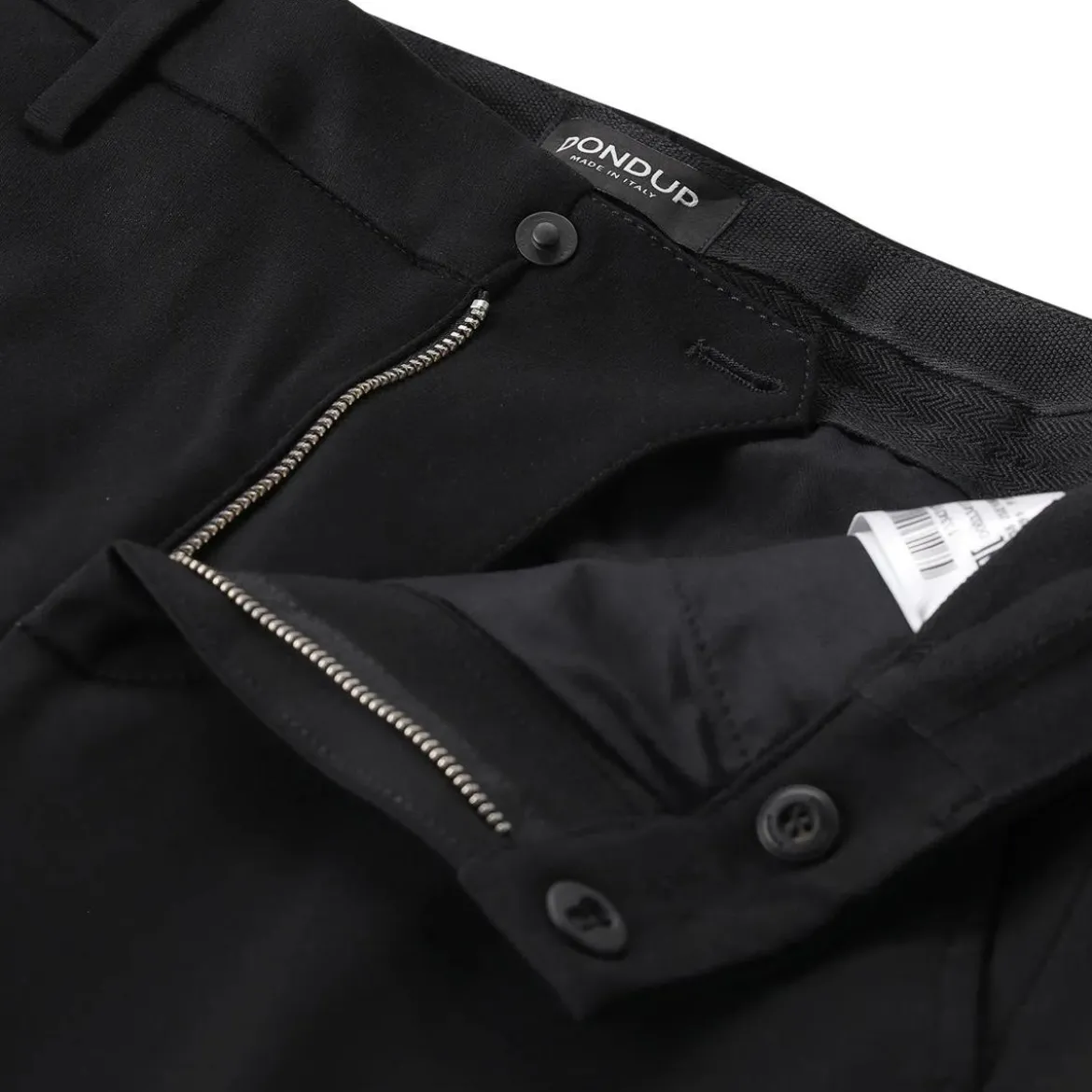 Dondup Klassische Stoffhose schwarz Stoffhose