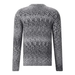 Dondup Rundhalspullover aus Woll-Mix grau Pullover