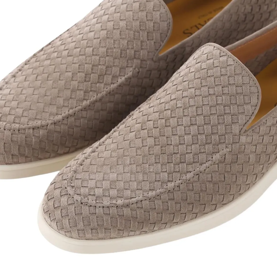 Doucal's Loafer aus Veloursleder braun Schnürschuhe
