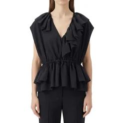 Dries Van Noten Blusenshirt Cally schwarz Bluse
