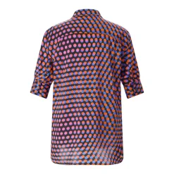 Dries Van Noten Hemdbluse aus Seide mehrfarbig Bluse