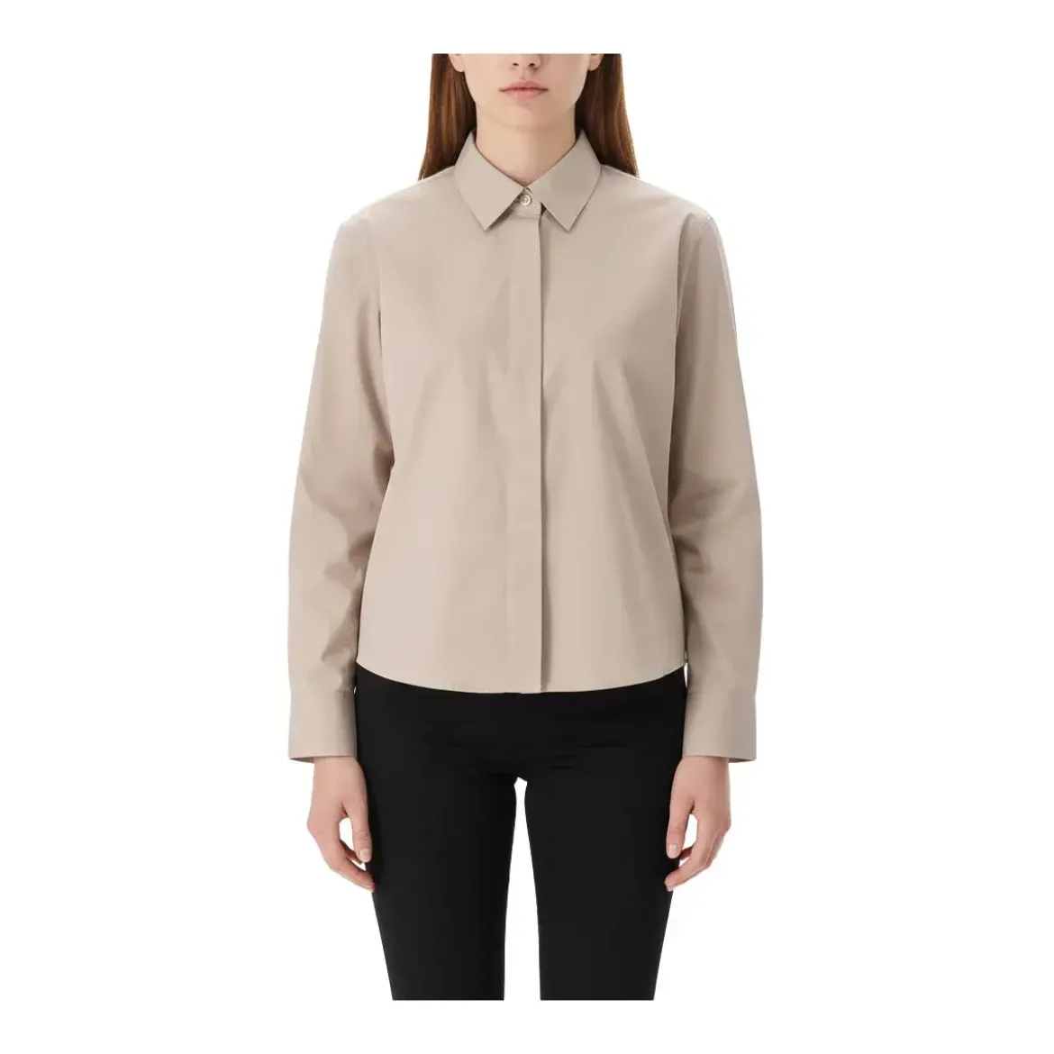 Dries Van Noten Hemdbluse Clavini beige Bluse