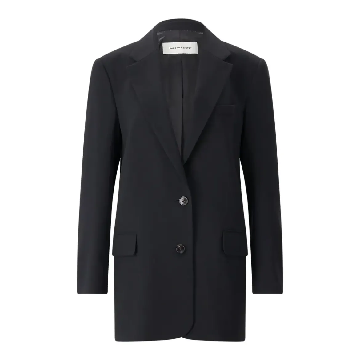 Dries Van Noten Langer Blazer schwarz Blazer