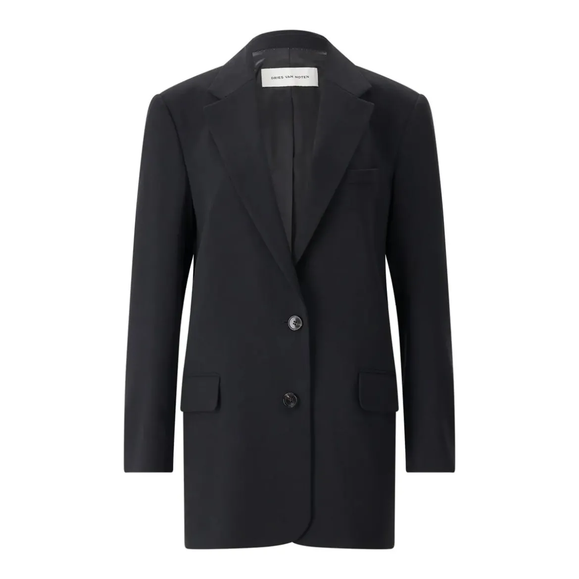 Dries Van Noten Langer Blazer schwarz Blazer