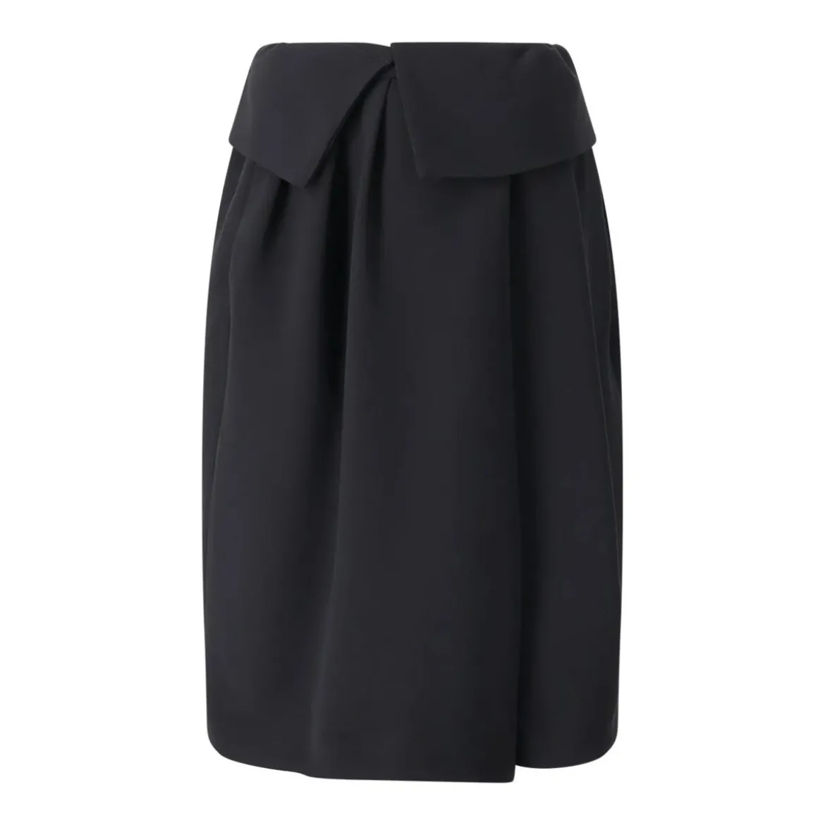 Dries Van Noten Midirock Sarunga schwarz Midirock