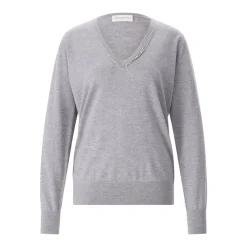 Dries Van Noten Pullover aus Wolle grau Pullover