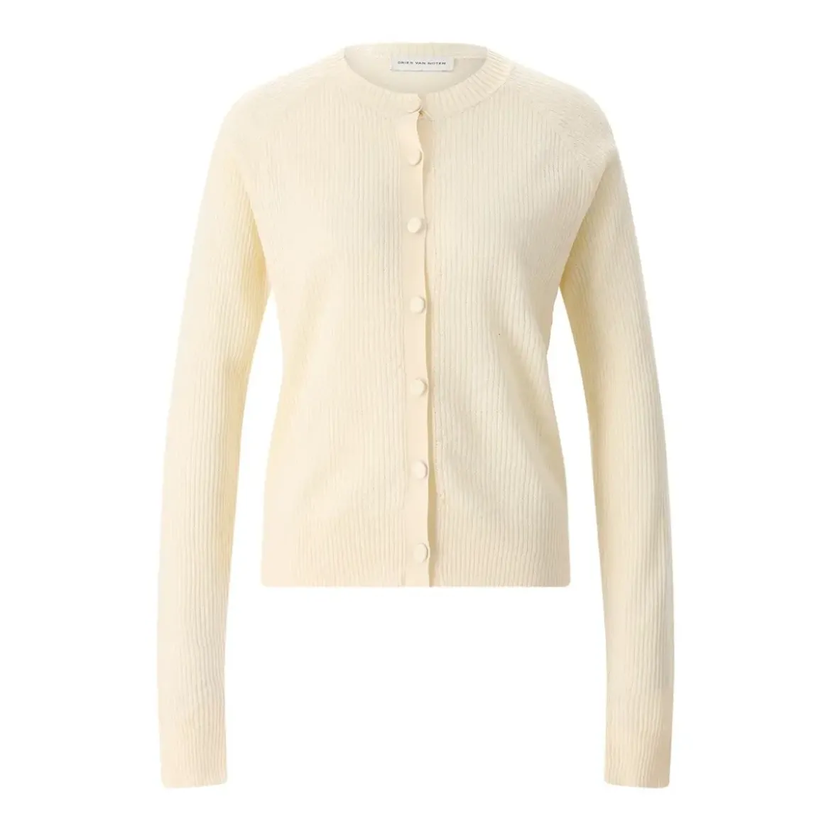 Dries Van Noten Strickjacke Tobinas beige Strickjacke