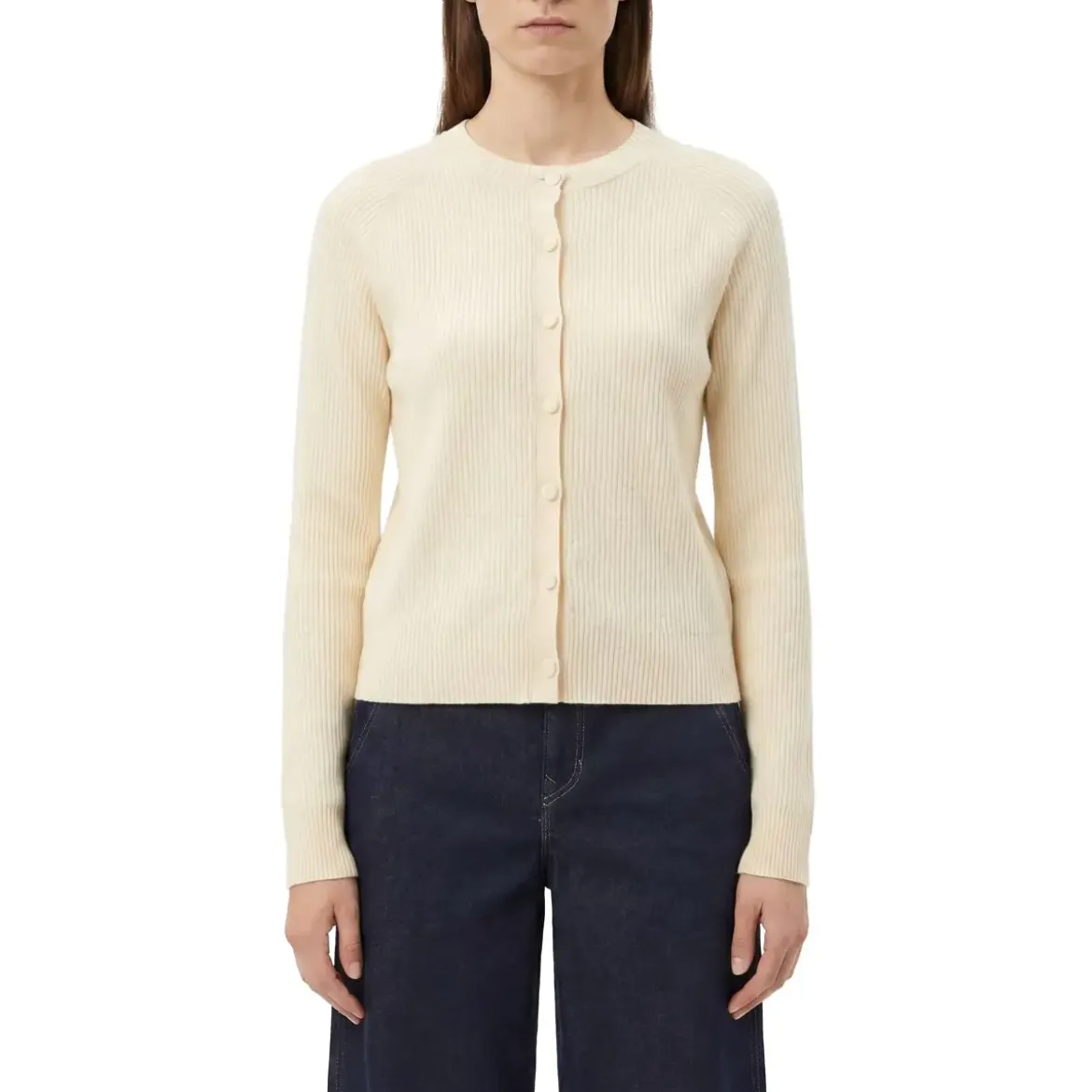 Dries Van Noten Strickjacke Tobinas beige Strickjacke