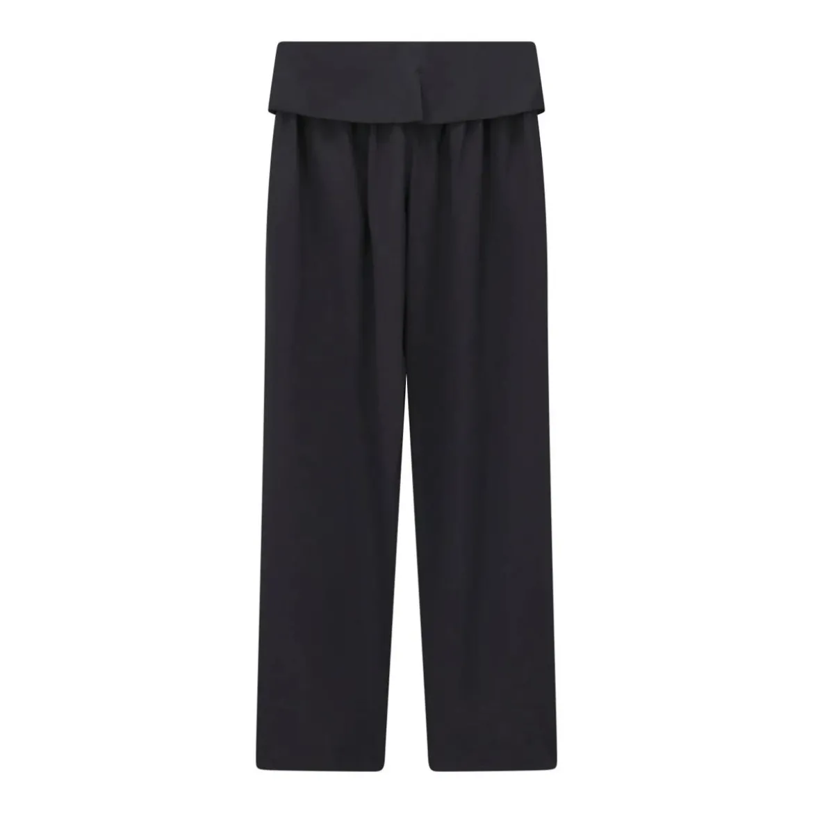 Dries Van Noten Weite Stoffhose Parong schwarz Stoffhose