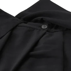 Dries Van Noten Weite Stoffhose Parong schwarz Stoffhose