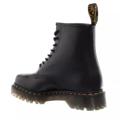 Dr. Martens 1460 Bex Squared Black Polished Smooth Schnürstiefel