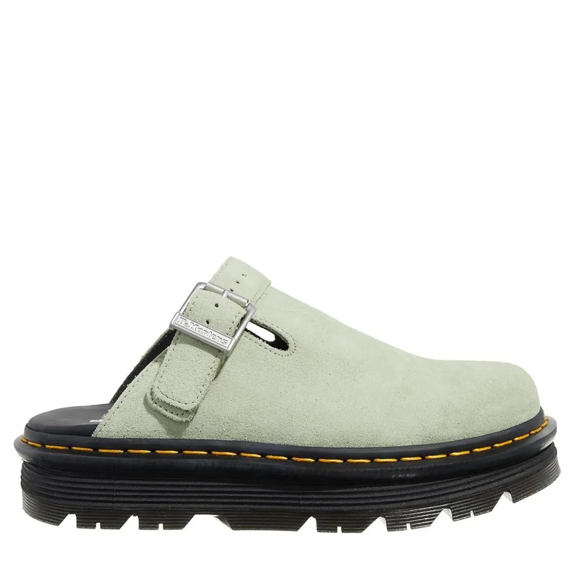 Dr. Martens ZebZag Mule Sage Green EH Suede Mules