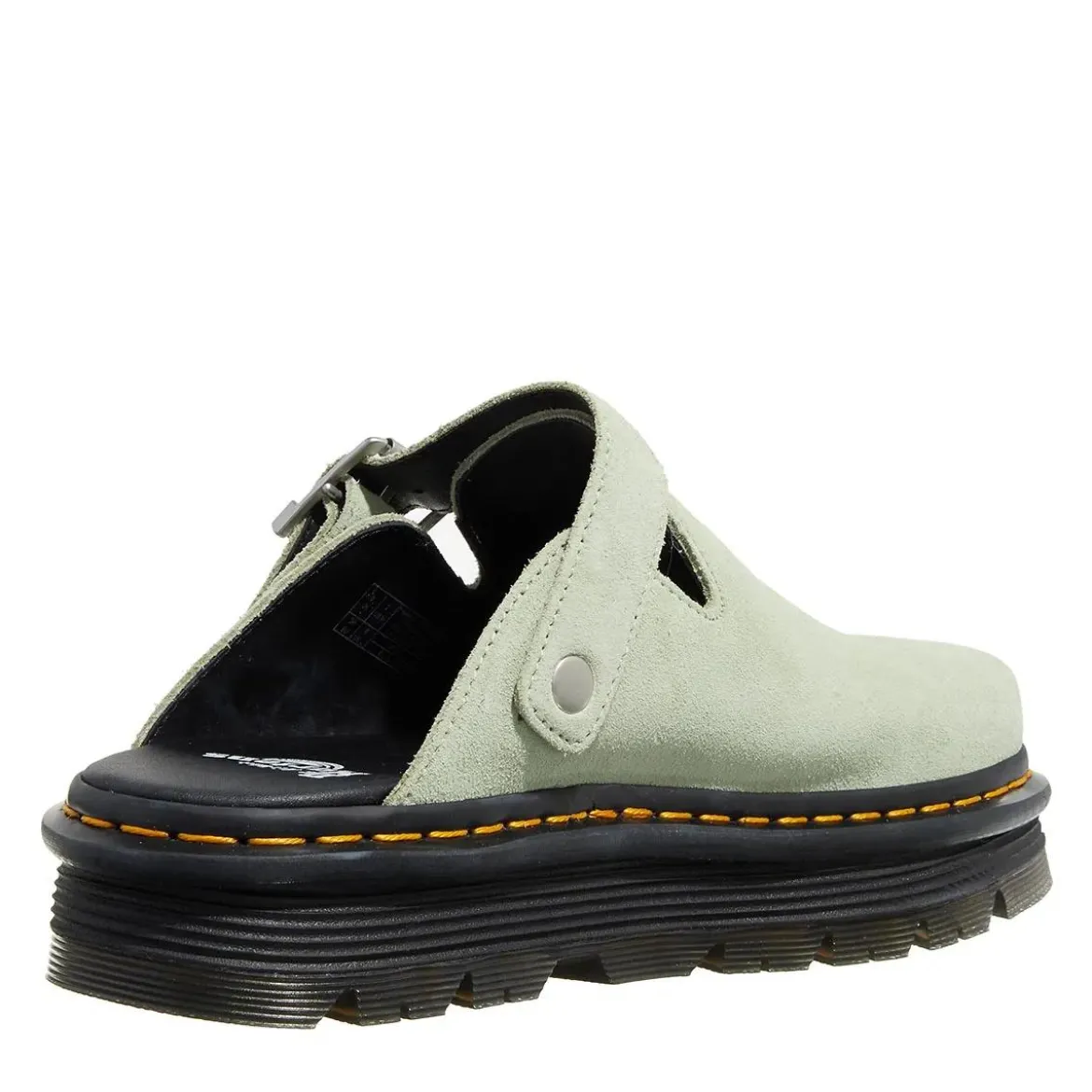 Dr. Martens ZebZag Mule Sage Green EH Suede Mules