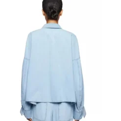 DRYKORN Drykorn Oshia Blouses Lichtblauw 260226 Oshia blau Bluse