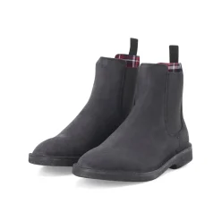 Dsquared2 Boots aus Leder schwarz Schnürschuhe