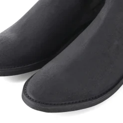 Dsquared2 Boots aus Leder schwarz Schnürschuhe