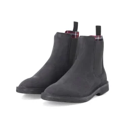 Dsquared2 Boots aus Leder schwarz Schnürschuhe