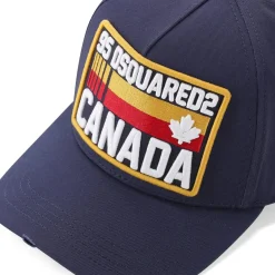 Dsquared2 Cap mit Stickerei blau Hut