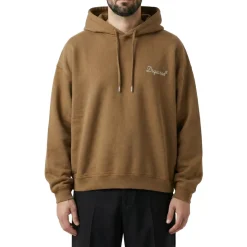 Dsquared2 Hoodie mit Logo-Stickerei braun Sweatshirt