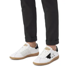 Dsquared2 Sneaker aus Leder weiß Schnürschuhe