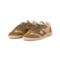 Dsquared2 Sneaker Rebels aus Veloursleder braun Schnürschuhe