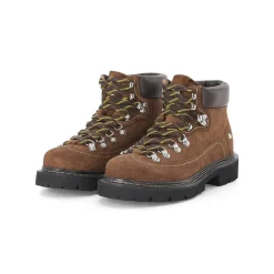 Dsquared2 Stiefel Canadian aus Wildleder braun Schnürstiefel