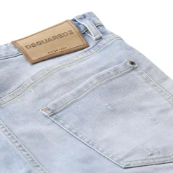 Dsquared2 Straight-Fit Jeans Teddy blau Jeans