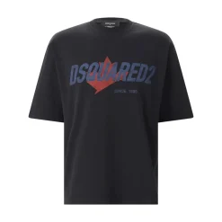 Dsquared2 T-Shirt Rider aus Baumwolle weiß T-Shirt
